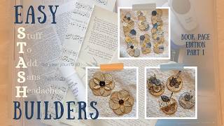Easy STASH Builders | Book Page Edition - Part 1