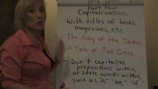 Capitalization - Part 4a