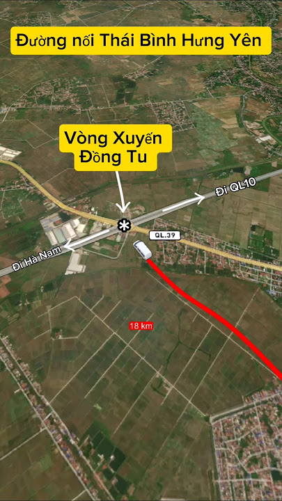 Tuyến đường kết nối thành phố Thái Bình với Hưng Yên