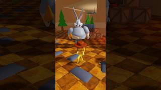Omega Nugget plays BUGS BUNNY BARRY'S OBBY #roblox #shorts