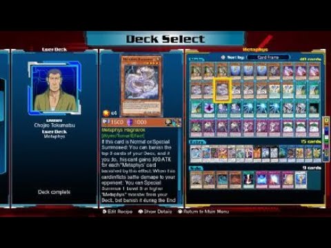 Yu-Gi-Oh! Legacy of the Duelist : Link Evolution_Metaphys Deck