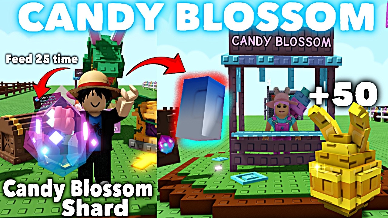How To Get All Crafting Recipe For CANDY BLOSSOM Seed in Grow a Garden ...