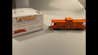 Tangent H.O. IC Centralia Seel Caboose Product Review:  Illinois Central (Gulf) November 2022