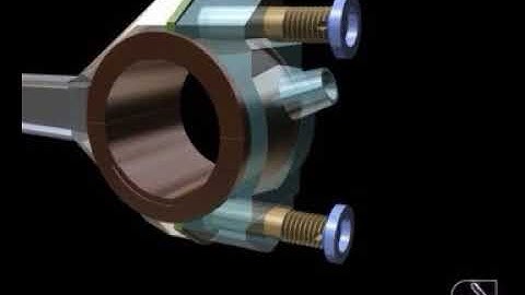 Connecting rod Assembly Drawing || Animation || Assembly drawing
