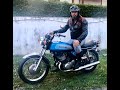 Kawasaki 500 H1 ´1971. Kaltstart im Winter bei Minus 5 Grad.