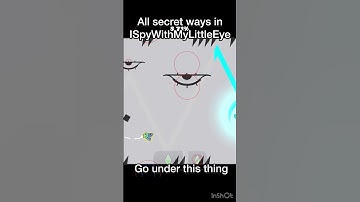 ISpyWithMyLittleEye all secret ways/swag routes! #geometrydash #gd #shorts