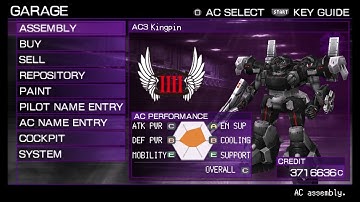Armored Core 3 Silent Line Portable Mr Javelin MISSIONARI12 AI Arena