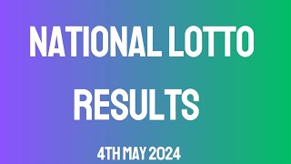 National Lotto Results Four Bankers ((84-87-35-58)) Drop Liveee 4th May 2024 screenshot 2