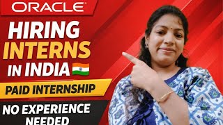 Oracle Internship for Students 🇮🇳 | Paid | 0 Experience Needed (2026)