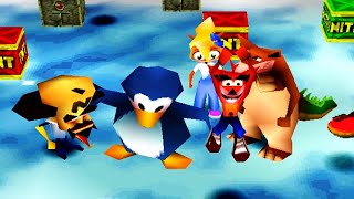 Crash Bash - Longplay 2 Players All Platinum Relics Final Part