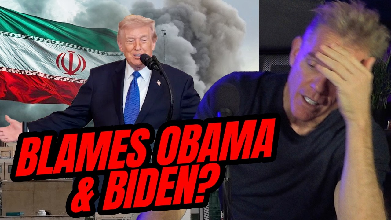 TRUMP Bombs Iran, Then Blames Obama and Biden...OF COURSE!