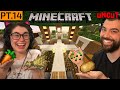 Adding a redstone farm under our house! (Minecraft pt.14 uncut)