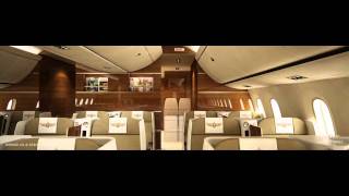 3D Animation Of Edése Doret Industrial Designs Latest B787-9 Interior