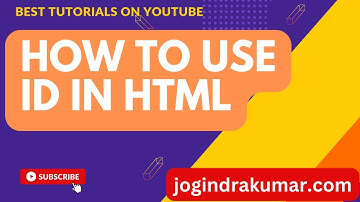 HOW TO USE ID IN HTML #html #id #htmlprogramming #shorts #css #htmltutorial