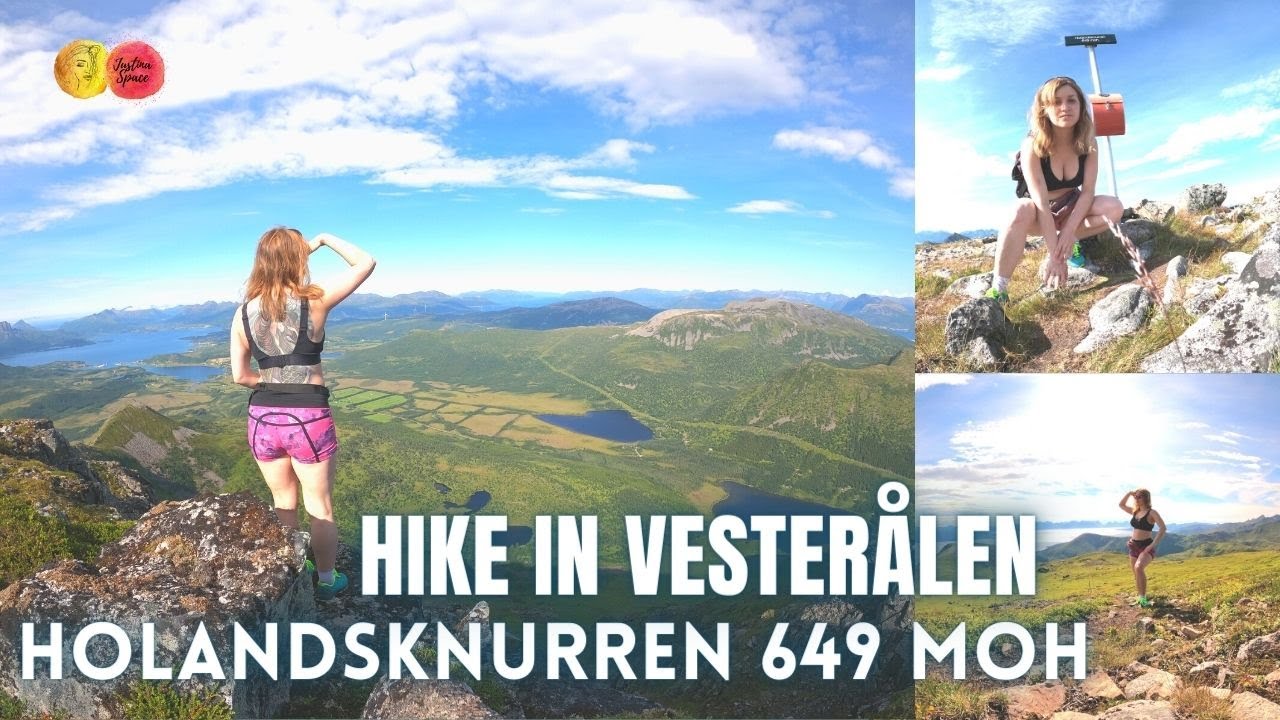 Hiking to Holandsknurren 649 moh / Vesterålen islands / Norway