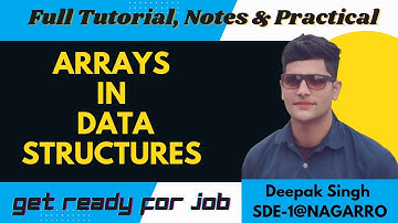 Arrays || Data Structure and Algorithms || Complete course by  Deepak Singh