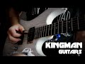 Great sound of custom kingman ash guitar in drop d tuning  country rock licks  peter luha