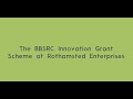 The bbsrc innovation grant scheme