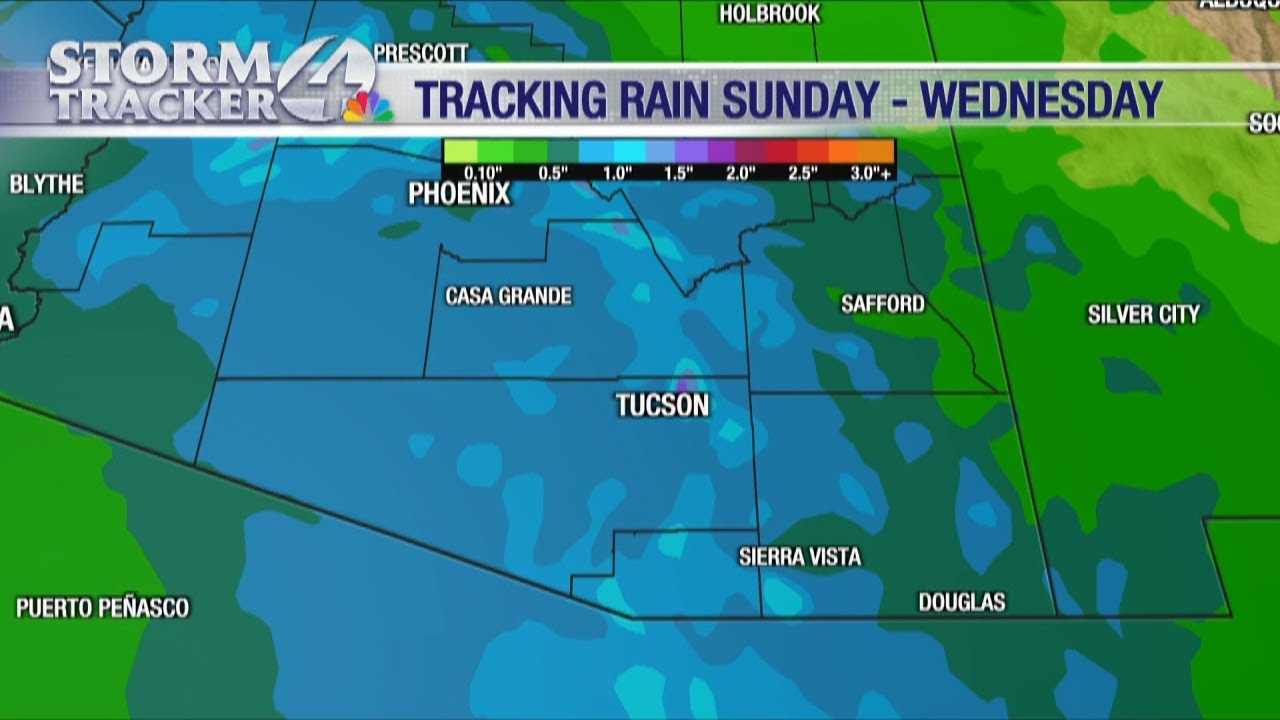 Chance of showers starting this weekend - YouTube