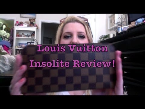 Louis Vuitton Insolite Wallet (Damier Ebene) Review! - YouTube