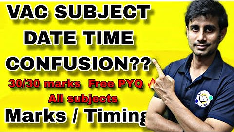VAC SUBJECT CONFUSION MARKS TIMING FREE PYQ NOW CHCEK KRO ✅🔥 Sb kuch yhi se ayge good luck #du#sol✅