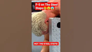 Cody Rhodes F-5 on the Steel Steps😟😥😱#codyrhodes #messi #wrestlemania #wwe #wweraw#cristianoronaldo