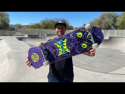 Rob Roskopp's 9.5 x 31 'Face' Reissue Product Challenge w/ Andrew Cannon! | Santa Cruz Skateboards