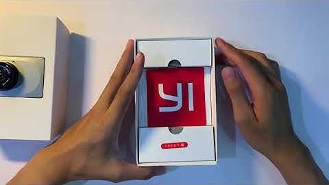 Mở hộp camera hành trình Yi Dash Smart Camera Xiaomi độ phân giải 1290 60 FPS