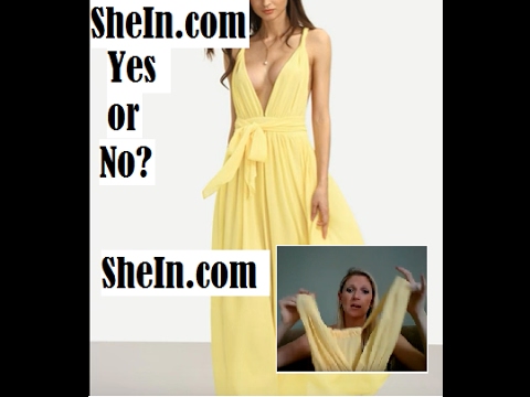 Shein com Cheap Bridesmaid  Prom dress  Try  On Haul YouTube