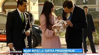 UPDATE / Sofia, nepoata preşedintelui, a fost botezată