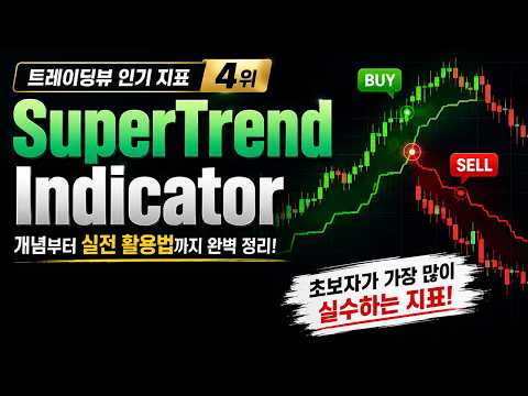 트레이딩뷰 인기 4위! 슈퍼트렌드 지표 보는 법 (실전 활용까지)