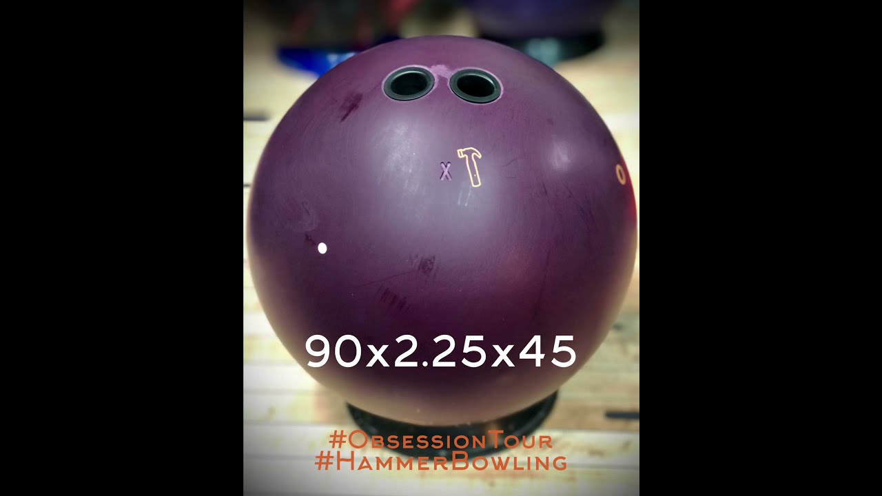 Hammer Bowling Obsession Tour Ball Review YouTube