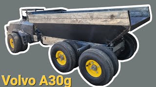 homemade dump truck, volvo a30g 1/5, part 6 | rc action homemade