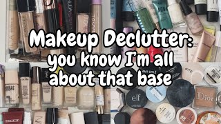 Makeup DECLUTTER | Primers, Foundations, Concealers & Setting Powders!