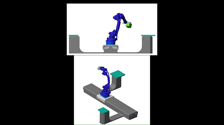 Modeling and Simulation of a 6 axis Robotic Arm #engineering #robot #maths #matlab #physics #coding