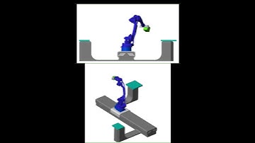 Modeling and Simulation of a 6 axis Robotic Arm #engineering #robot #maths #matlab #physics #coding
