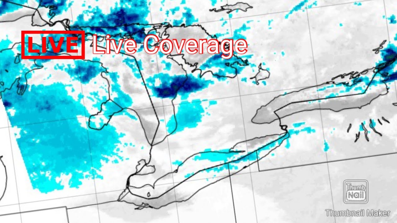Live Coverage! Snow lake effect still continues @Mr. Weather Forecast ...