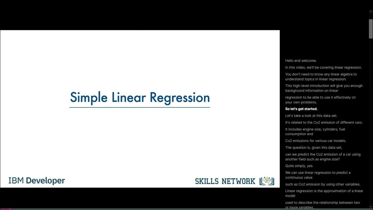 Part4 - SIMPLE LINEAR REGRESSION | Python For Machine Learning - YouTube