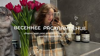 Весенний vlog // подготовка к весне, расхламление, уборка квартиры, бьютиштучки