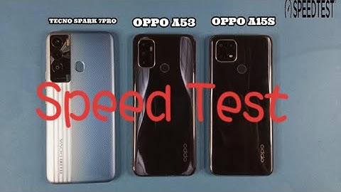 | Tecno Spark 7 Pro | Vs | Oppo A53 | Vs | Oppo A15s | Speed Test | Comparison | Review | 2025 |