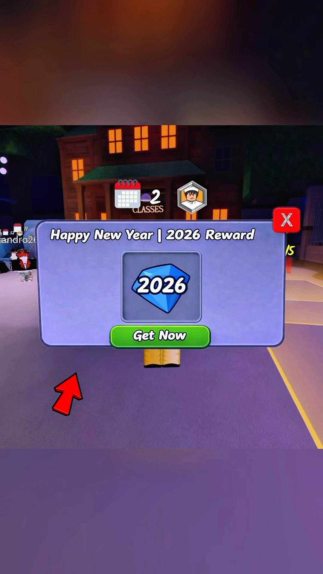 Happy New Year Diamonds 2026 99nights Roblox Oardefault 