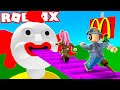 SCAPPA DAL PARKOUR DI MCDONALD'S ESTREMO! - ROBLOX