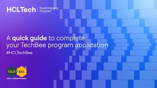 How to register and complete the application for TechBee - HCL's Early Career Program? screenshot 3