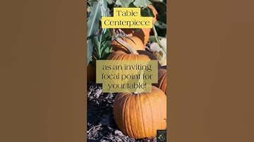 Fall Home Decor Tips: Transform Your Space with Table Centerpieces! #interiordesign #fallhomedecor