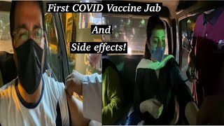 Our First COVID Vaccine Jab and its side effects | Vlog 98
