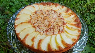 كيكة التفاح خفيفة و هشيشة   Gâteau à la pomme