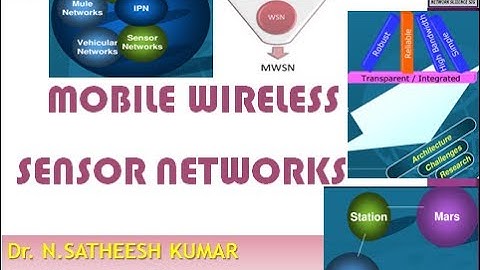 Mobile Wireless Sensor Networks