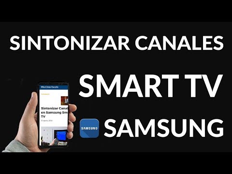 Sintonizar Canales en Samsung Smart TV
