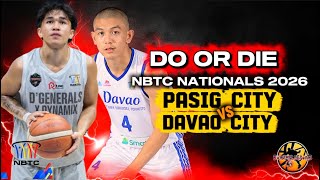 DO OR DIE DAVAO OFF CAMPUS VS. PASIG D’GENERALS NBTC NATIONALS 2026 FULL GAME HIGHLIGHTS 