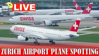 🔴LIVE Windy Sunday Rush Hour at Zurich Airport